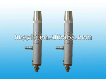 Wire drawing type welding torch bodies