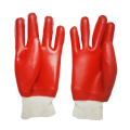 Guantes de trabajo de la seguridad industrial revestidos de la mano del PVC baratos Fabricantes