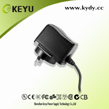 5V/1A 、6V/1A、12V/0.5A Power Adaptor with SAA Plug