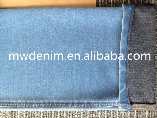 knit denim french terry