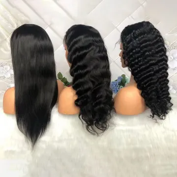 New Arrival Top Grade 13x6 Hd Transparent Lace Front Wig Wholesale 100% Cuticle Aligned Brazilian Human Hair Frontal Lace Wigs