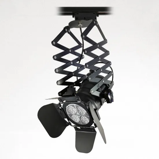 30W Indoor Bar Barn Door Personality Retractable Rail COB LED Track Light