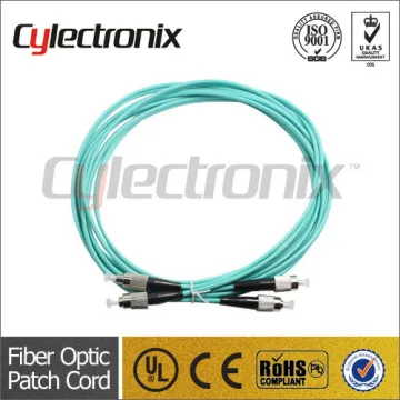 FC-FC OM3 Duplex Fiber optic patch cord