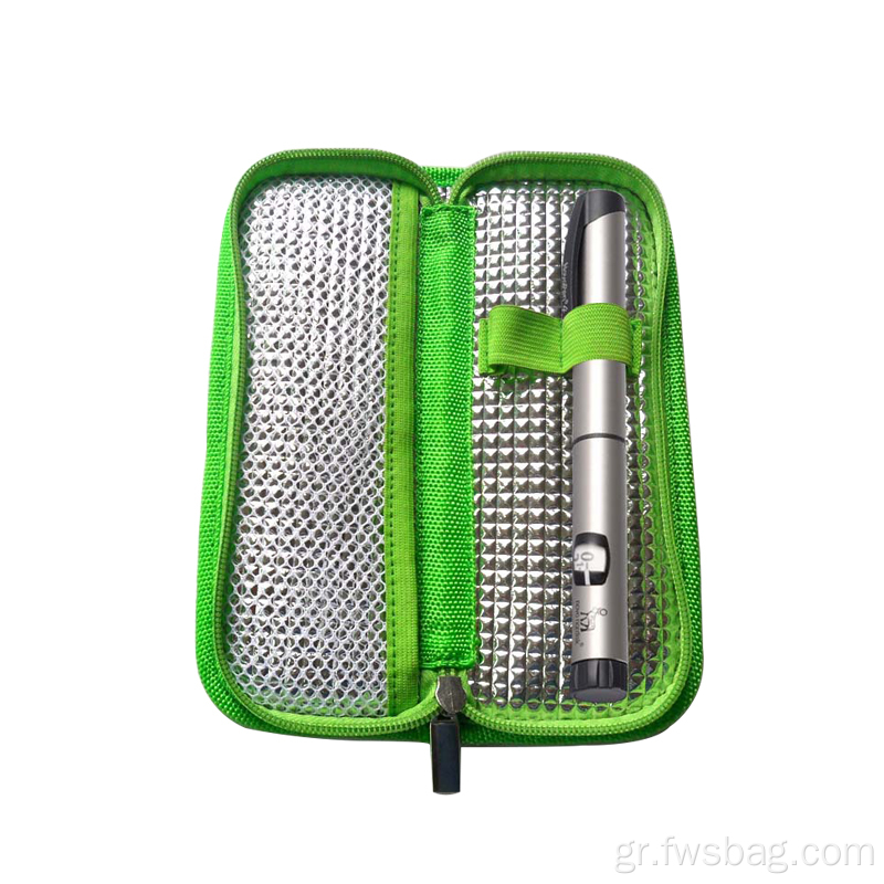 Ανθεκτική διαβητική ιατρική θήκη εσωτερική τσάντα τσέπης πλέγματος