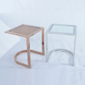 Living room side table Stainless steel furniture