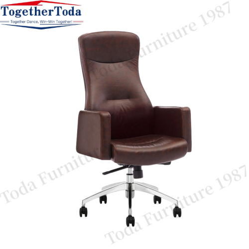 Office Leather Chairs Luxury leather commercial executive office chair Factory