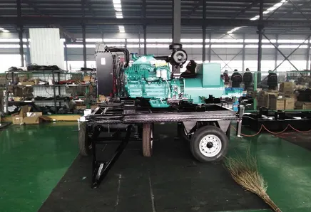 100KW Trailer Diesel Generator Set with Stamford Alternator