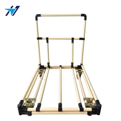 Workshop lean tube flatbed trolley