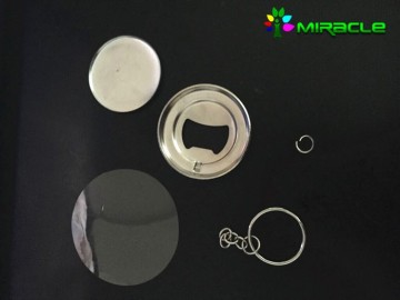 Bottle opener Badge,blank plastic pin badges
