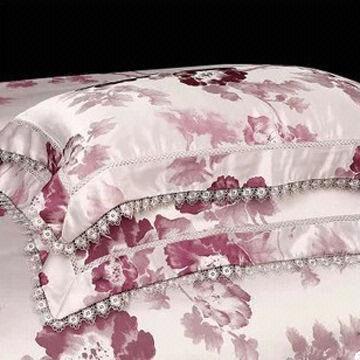 4-piece high-end luxury cotton sateen bedding set, long stapled cotton
