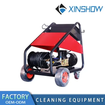 High pressure cleaning machine for construction machinery