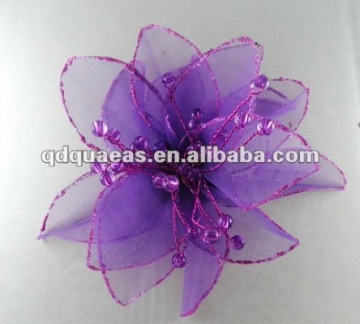 organza artificial flower decoration