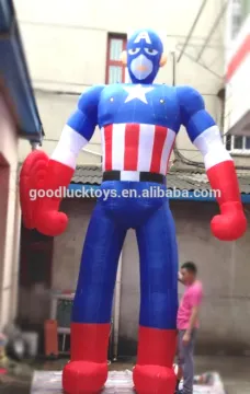 hot selling cartoon inflatable Captain America for sale,6m high Captain America inflatable cartoon\inflatable cartoon
