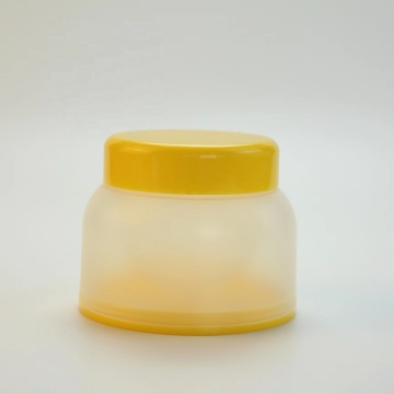 Double Layer PP Plastic Cosmetics Jar - Pink Green Yellow, 50g/100g for Skincare Body Butter