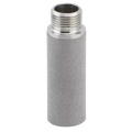 Sintered stainless steel filter probe porous housing