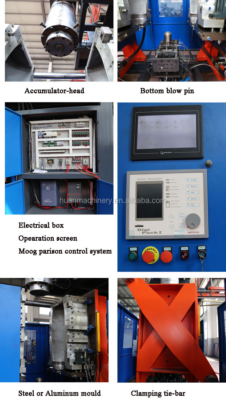Abs Car Spoiler Extrusion Blow Molding Machine, High Quality Abs Car ...