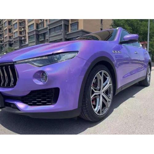 Purple luster holographic laser automobile vinyl