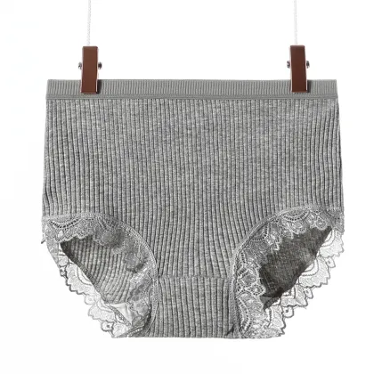 High Quality Pure Cotton Comfortable High Waisted Tummy Women's Panties Underwear