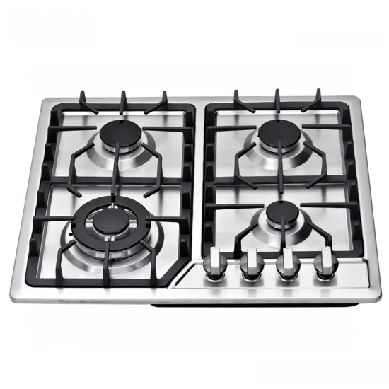 Nuoyi Hot Sell Stainless Steel Built-in 4 Burner Gas Hob