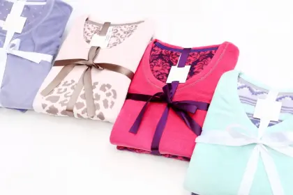 LADIES KNIT WARM SOFT PAJAMAS