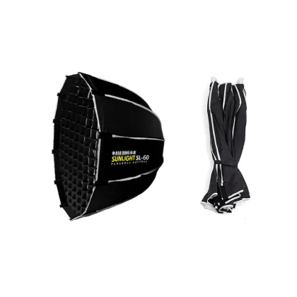 Triopo Deep Parabolic Softbox SunLight Series SL-60 Grid Attachable Photography Lighting