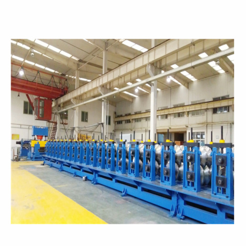 Highway W-beam guardrail cold roll forming machine