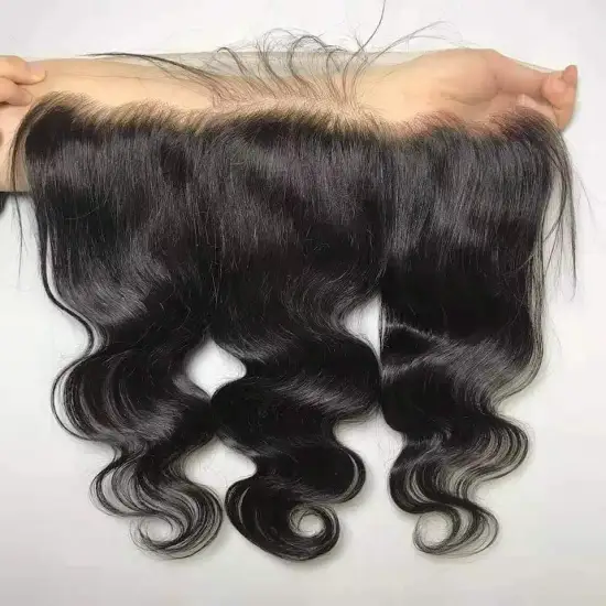 Wholesale New Trends Transparent HD 13*4 Thin Swiss Lace Frontal,HD Transparent Swiss Lace Bodywave Frontal Vendor