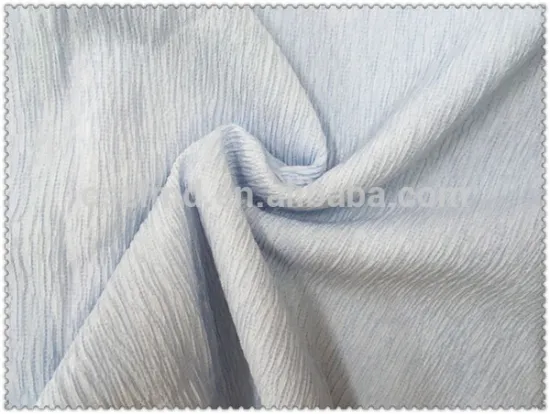Soft Hand feeling Bubble Pattern Yarn Dye Fabric