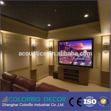House Decorative Embossed Polyester Fiber Acoustic Panel