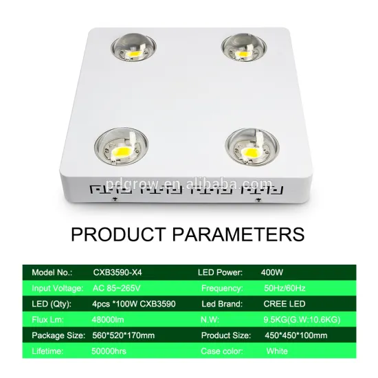 4pcs cob 100W epistard led not dimmable full spectrum led grow light AC 85~265V