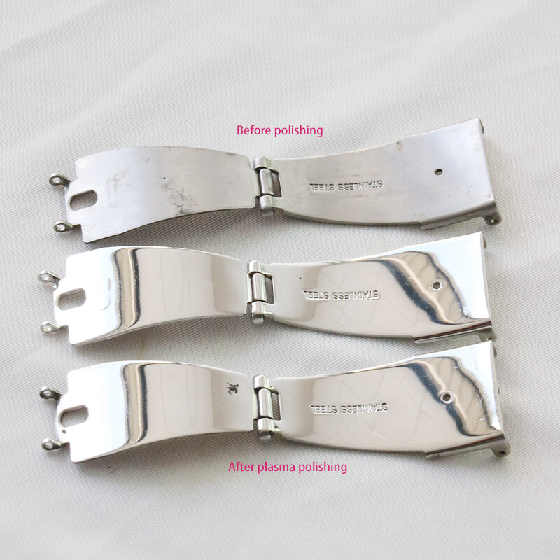 Stainless steel plasma polishing Stainless steel plasma polishing
