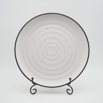 louça de cerâmica feita à mão, jantar de grés, conjunto de jantar pintados à mão, português Ceramic Dinnerware