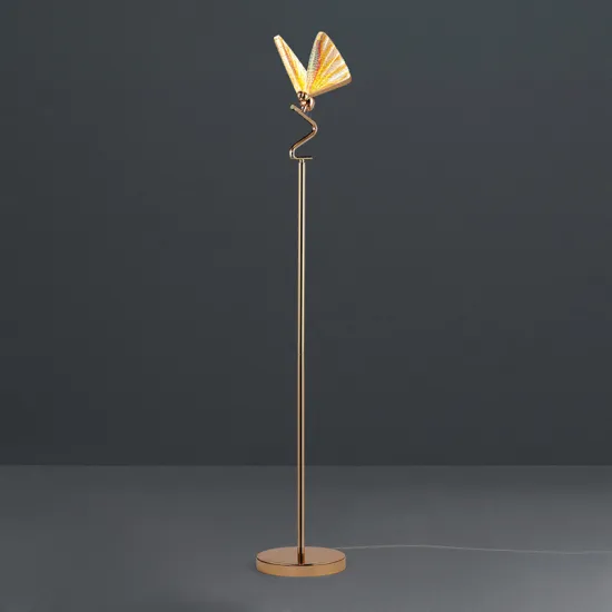 Colorful Butterfly Table Lamp & Floor Lamps for Minimalist Luxury Living Room, Bedroom, and Study