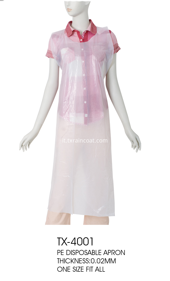 Grembiuli Artibetter 100 Pezzi USA E Getta In Plastica Grembiuli Per - Foto 8