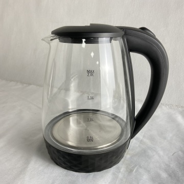 2L Glass Electric Kettle with Lighted LED Water Boiler and Stainless Steel Interior Lid: Your Perfect Brewing Companion