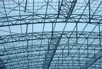 grid structure with bolt-sphere joints