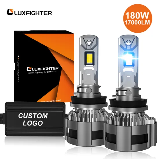 Popular Model R19 17000LM H4 H7 H11 6000K CSP Dual Direction Canbus LED Headlights for VW Chevrolet