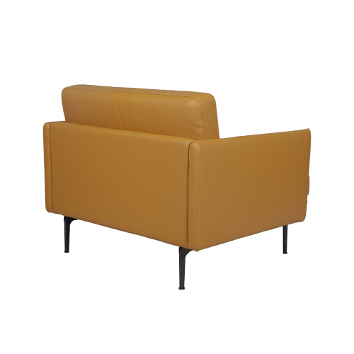 Modern Simple Outline Leather Single Sofa