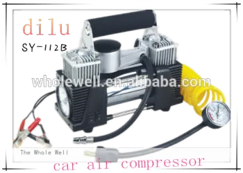 Car air compressor, heavy duty air compressor, air pump,tire inflator, 2*cylinders air compressor
