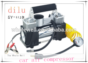 Car air compressor, heavy duty air compressor, air pump,tire inflator, 2*cylinders air compressor