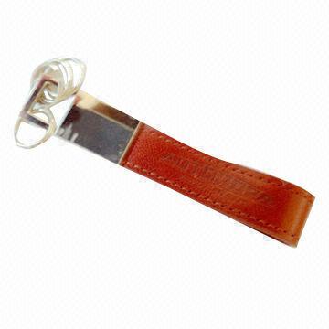 OEM Leather Keychain with Car Marks Label Logo/Keyring, Car Accessories, Customized Shapes/Sizes