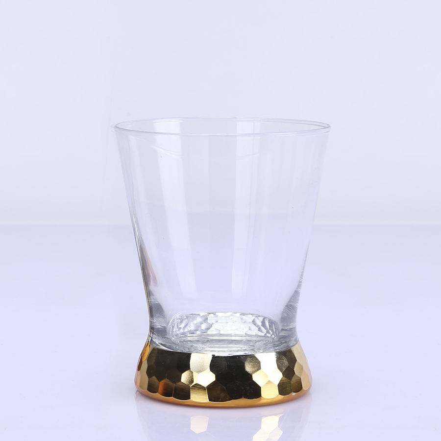 Br 9932hand Cut Gold Drinking Glass Tumbler