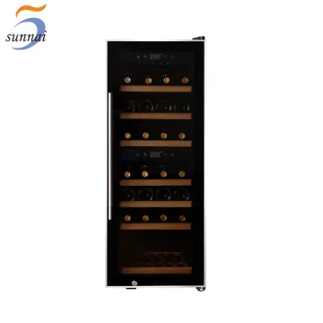 Factory Price Touch Control Glass Door Barrel Fridge