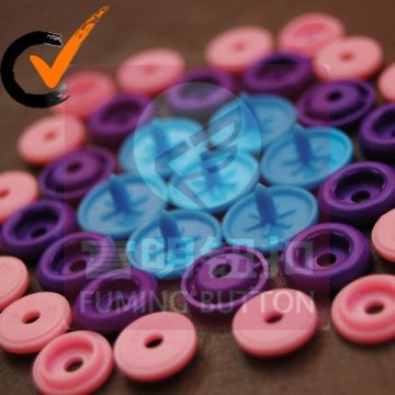 12.4mm plastic snap button for baby diaper