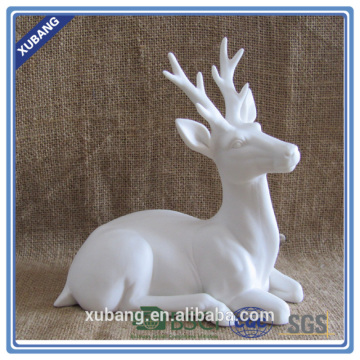 Christmas ceramic deer animal statue indoor decoration