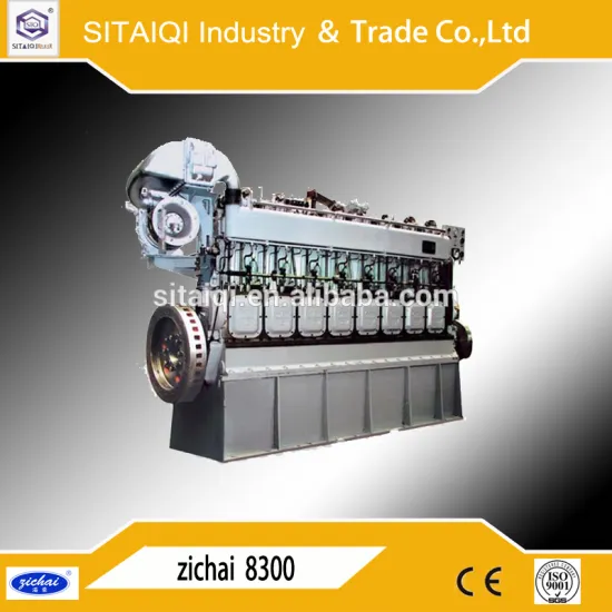 ZIBO Marine Diesel Engine 8300C SERIES 440KW TO 1100KW BELOW 1000RPM with CCS Ceritificate for main engine