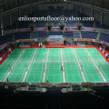 Piso de badminton em PVC interno piso de quadra de badminton