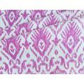 Bright Pattern Linen Rayon Dyed Ladys Dress Fabric