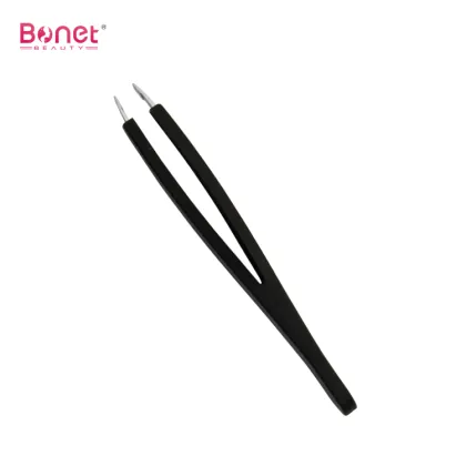 Professional Beauty Eyebrow Tweezer with Silicon Grip