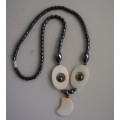 Hematite pearl Shell Necklace